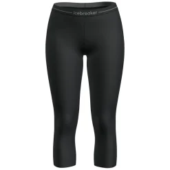 Icebreaker 200 Oasis 3/4 thermobroek dames black< Thermokleding|Wintersport