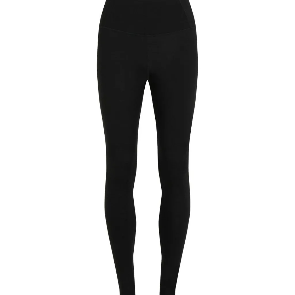 Thermokleding|Wintersport-Icebreaker 200 Oasis High Rise thermobroek dames black