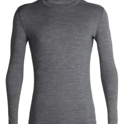 Thermokleding|Wintersport-Icebreaker 200 Oasis LS thermoshirt heren gritstone heather