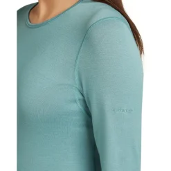 Icebreaker 260 Tech LS Crewe thermoshirt dames hydro< Thermokleding|Wintersport