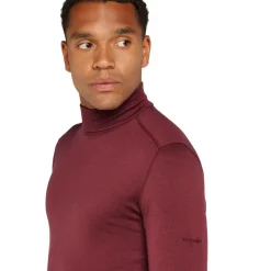 Icebreaker 260 Tech LS Turtleneck thermoshirt heren port< Thermokleding|Wintersport