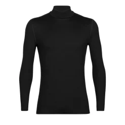 Icebreaker 260 Tech LS Turtleneck thermoshirt heren black< Thermokleding|Wintersport