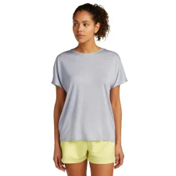 Icebreaker Drayden Reversible shirt dames grey quartz< Outdoor Shirt