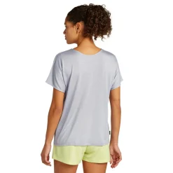 Icebreaker Drayden Reversible shirt dames grey quartz< Outdoor Shirt