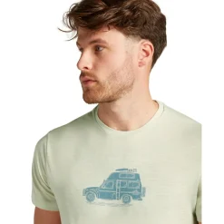 Outdoor Shirt-Icebreaker Merino 150 Tech Lite Cosy Camper shirt heren ashen