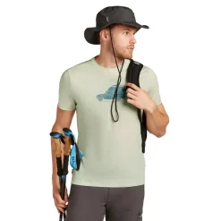 Outdoor Shirt-Icebreaker Merino 150 Tech Lite Cosy Camper shirt heren ashen