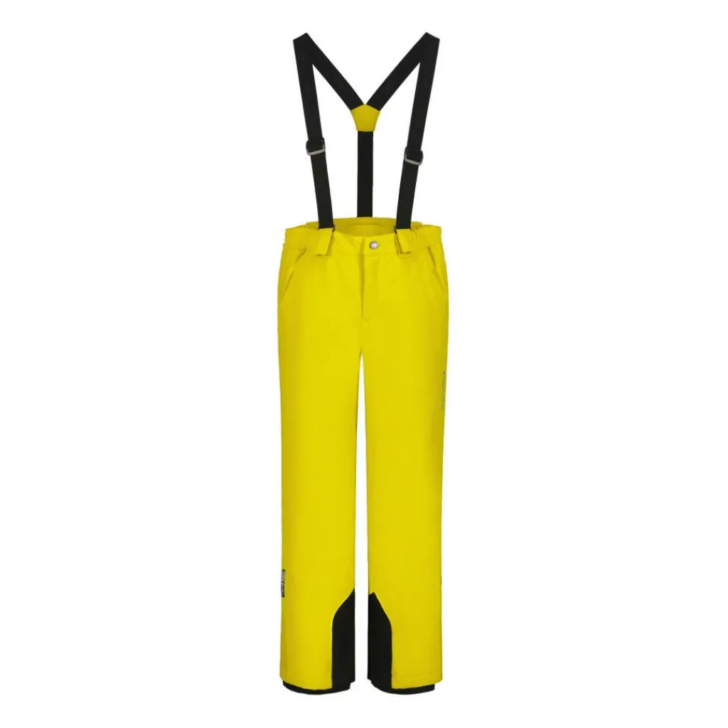 Skibroeken|Wintersport-Icepeak 51081 Lisman salopette skibroek junior yellow