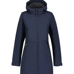 Outdoor Jack-Icepeak Alamosa parka softshell jas dames dark blue