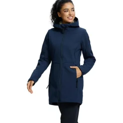 Outdoor Jack-Icepeak Alamosa parka softshell jas dames dark blue