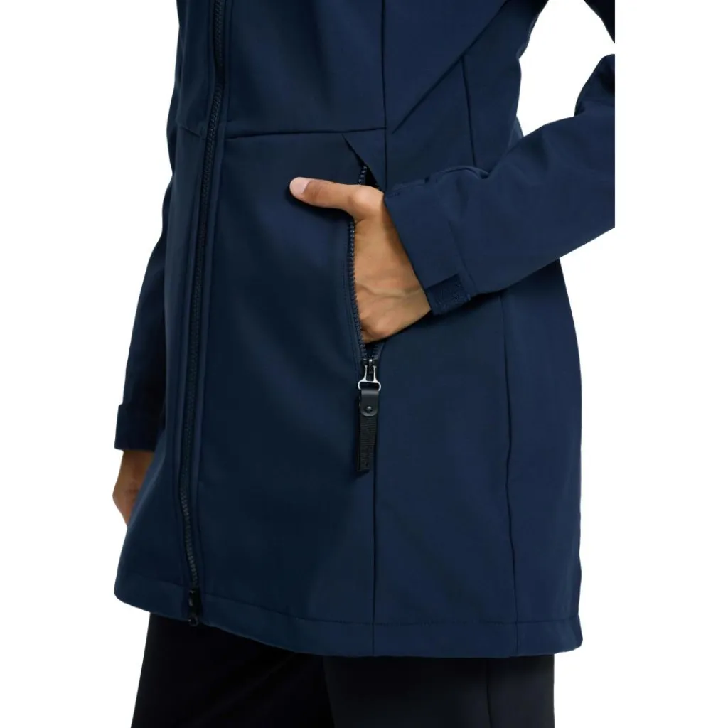 Outdoor Jack-Icepeak Alamosa parka softshell jas dames dark blue