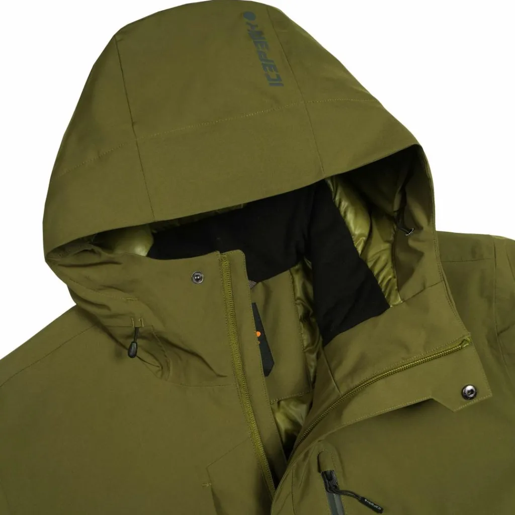 Icepeak Bakerhill parka outdoor jack heren olive< Outdoor Jack