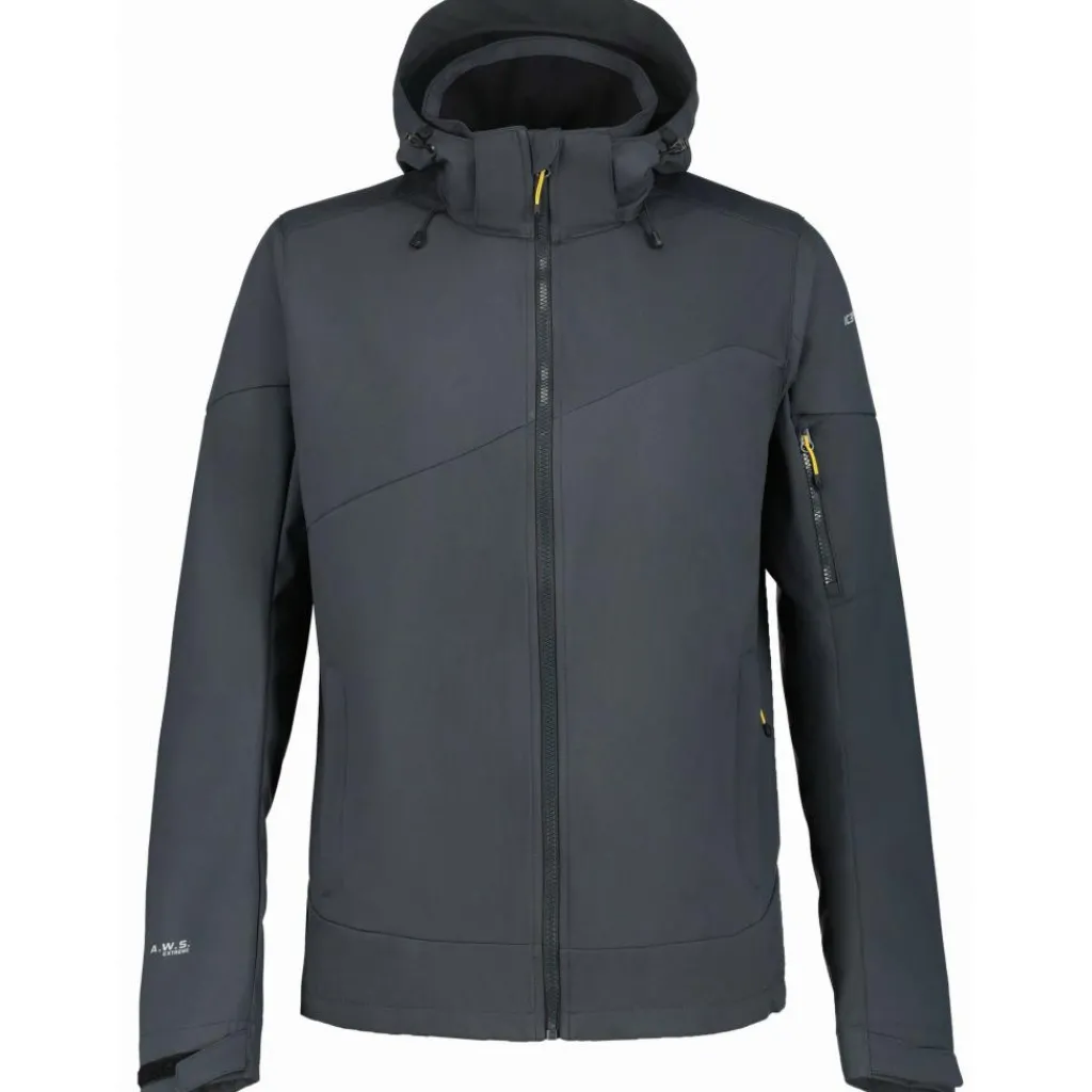Outdoor Jack-Icepeak Barmstedt softshell jas heren anthracite
