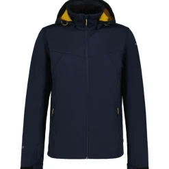 Outdoor Jack-Icepeak Biggs softshell jas heren yellow dark blue