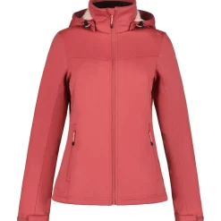 Outdoor Jack-Icepeak Boise softshell jas dames raspberry