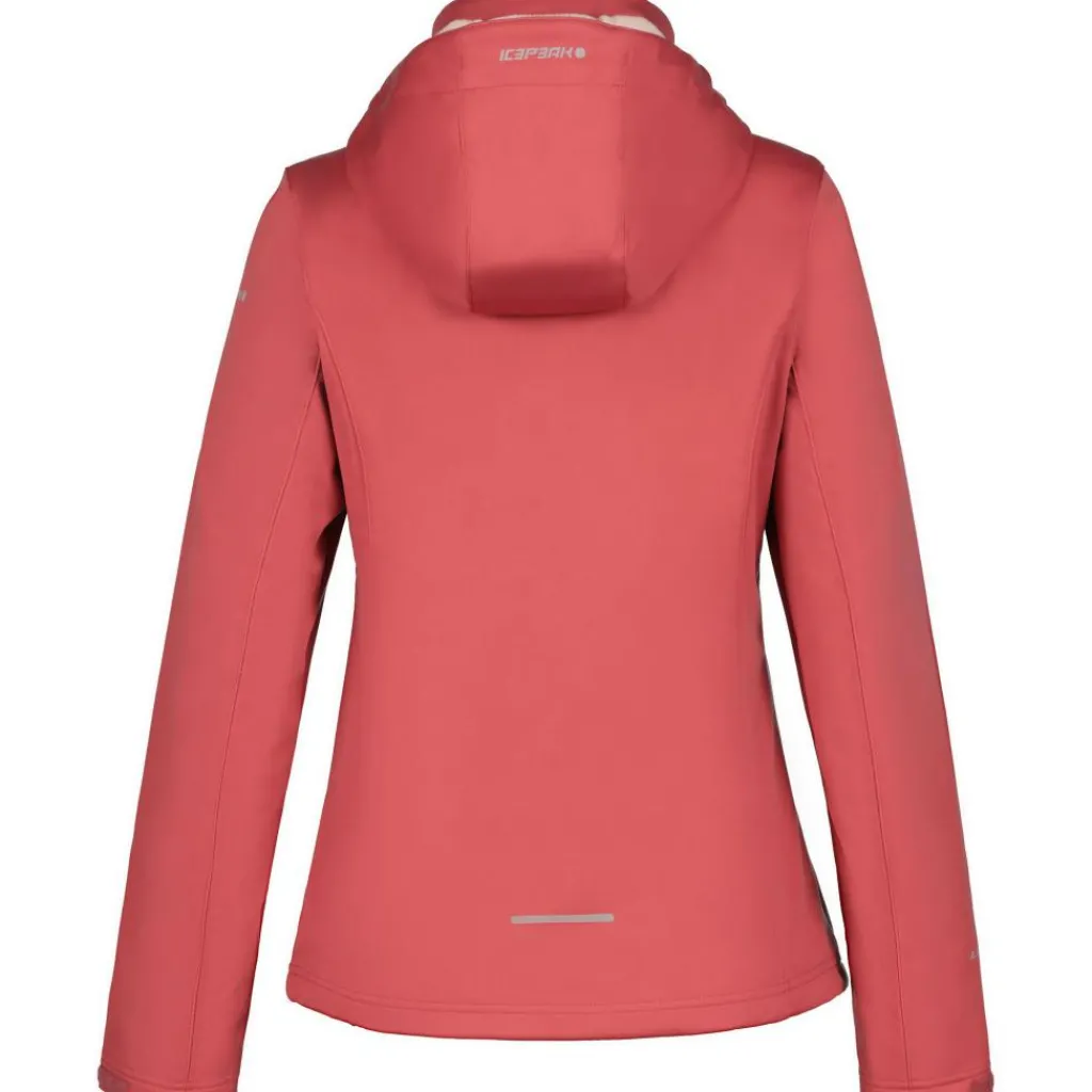 Outdoor Jack-Icepeak Boise softshell jas dames raspberry