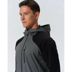 Icepeak Bradford softshell jas heren dark olive< Outdoor Jack