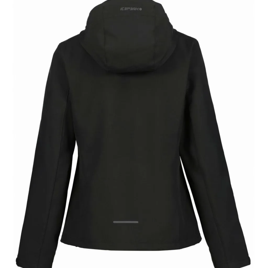 Outdoor Jack-Icepeak Brenham softshell jas dames black
