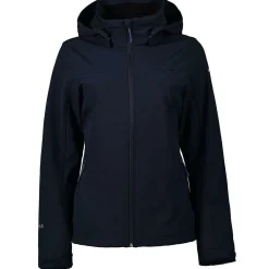 Icepeak Brenham softshell jas dames dark blue< Outdoor Jack