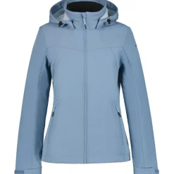 Outdoor Jack-Icepeak Brenham softshell jas dames blue
