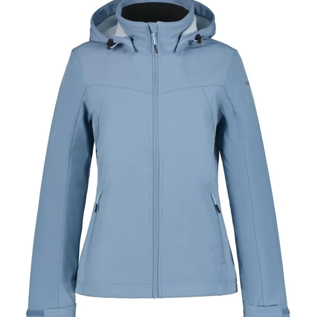 Outdoor Jack-Icepeak Brenham softshell jas dames blue