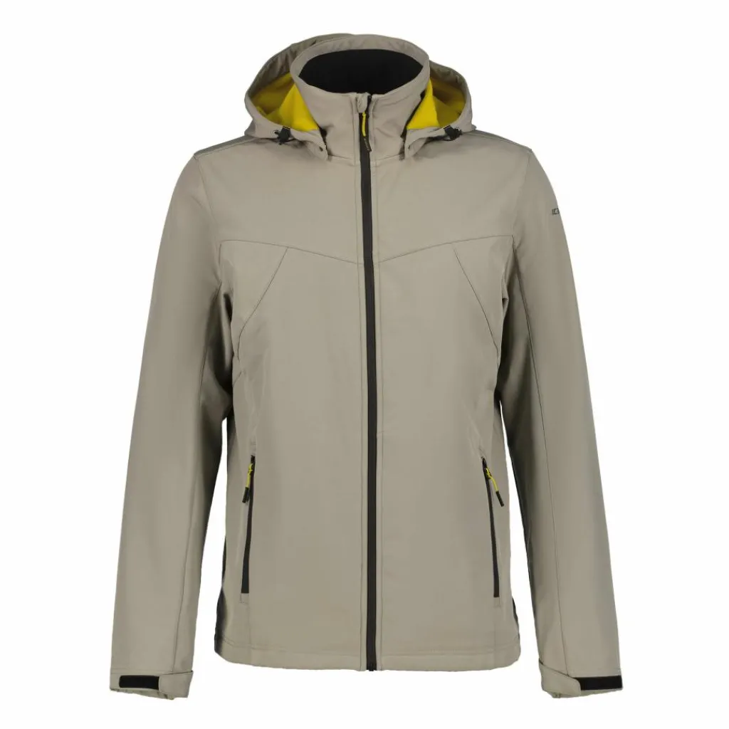 Outdoor Jack-Icepeak Brimfield softshell jas heren grey