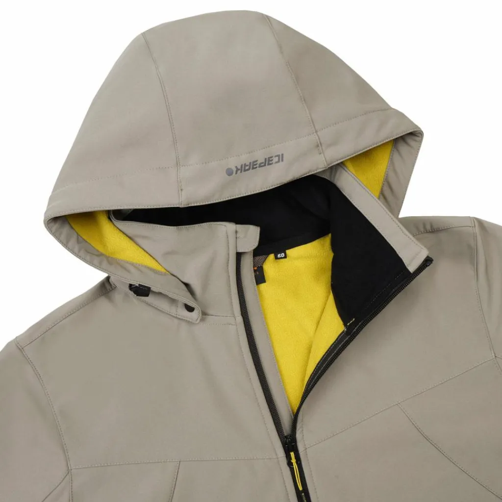 Outdoor Jack-Icepeak Brimfield softshell jas heren grey