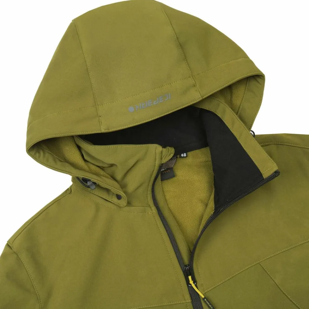 Outdoor Jack-Icepeak Brimfield softshell jas heren groen