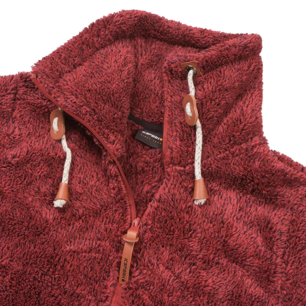Fleece Vest-Icepeak Colony fleece vest dames red