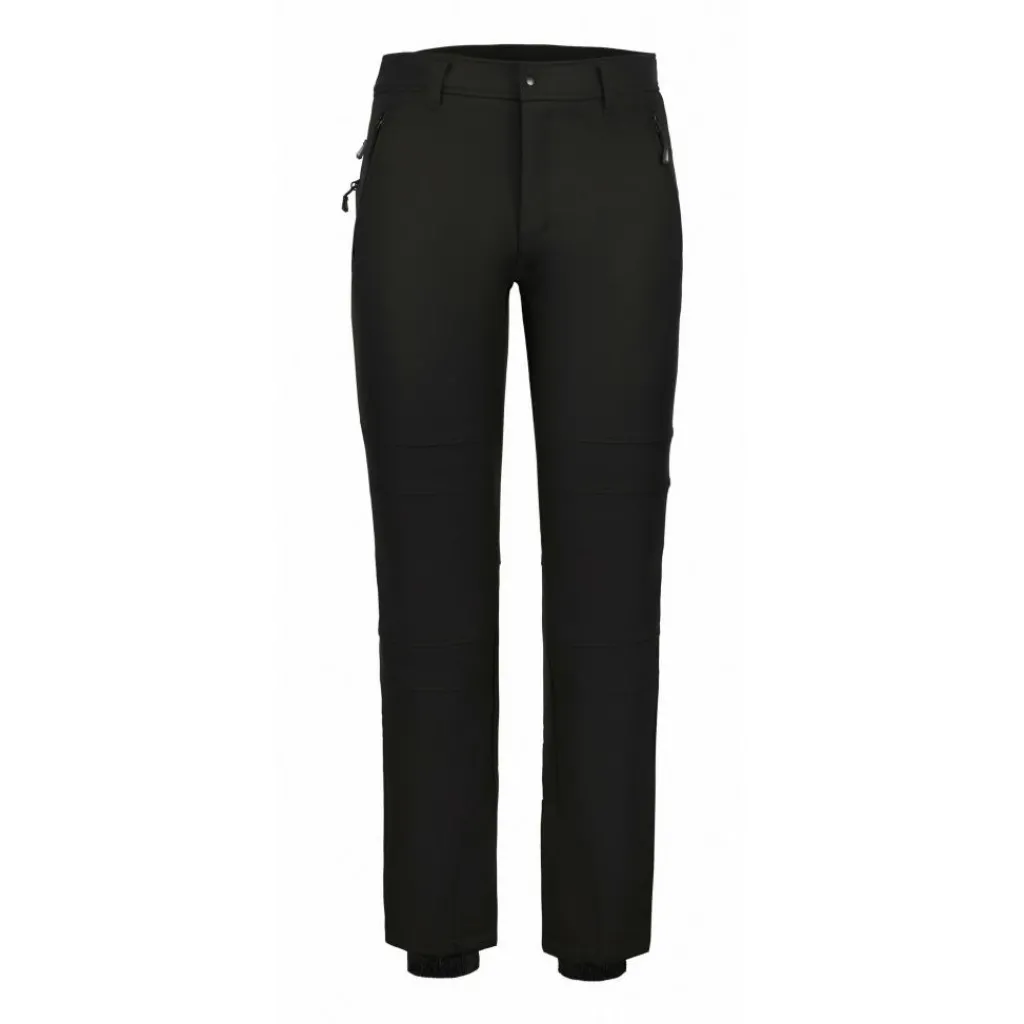 Skibroeken|Wintersport-Icepeak Erding softshell skibroek heren black