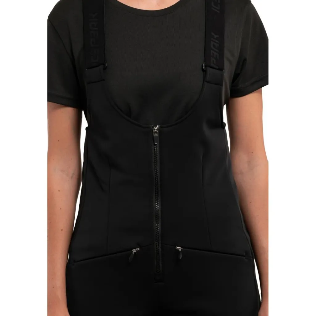 Icepeak Exira salopette skibroek dames black< Skibroeken|Wintersport
