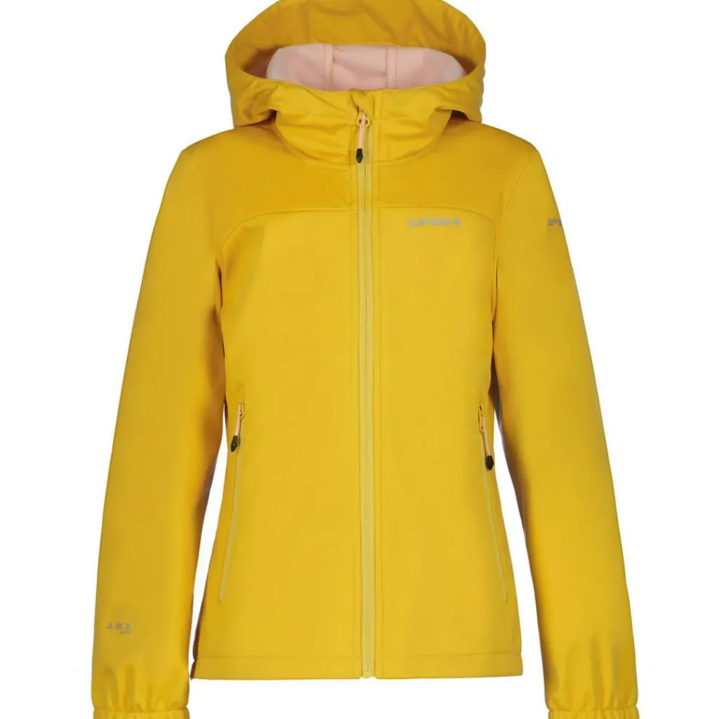 Outdoor Jack-Icepeak Kleve softshell jas junior yellow