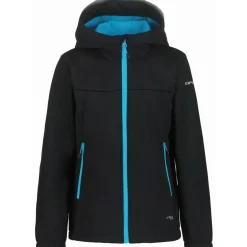 Outdoor Jack-Icepeak Kline softshell jas junior turquoise
