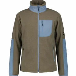 Fleece Vest-Icepeak Mohawk fleece vest heren antique green