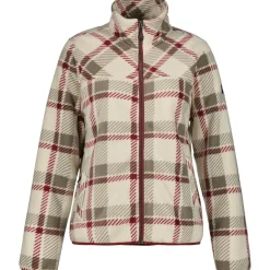 Fleece Vest-Icepeak Moulins fleece vest dames white grey red