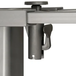 Ilse Lifttafelpoot draaibaar en verschuifbaar antraciet< Tafelpoten