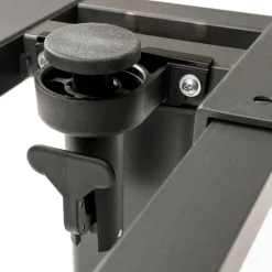 Ilse Lifttafelpoot draaibaar en verschuifbaar antraciet< Tafelpoten