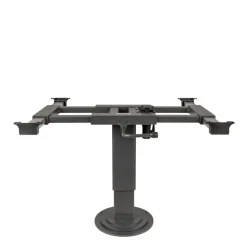 Ilse Lifttafelpoot draaibaar en verschuifbaar antraciet< Tafelpoten