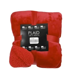 Overige Accessoires-In the Mood  Mardy fleece plaid rood