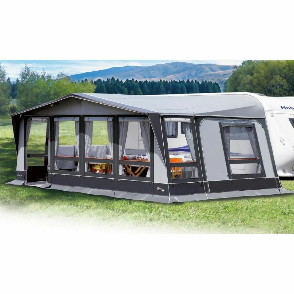 Voortent Caravan-Inaca Stela 350 voortent 25 mm stalen frame