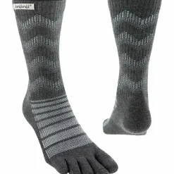 Wandelsokken|Wandelsokken-Injinji Outdoor Crew wandelsokken grijs