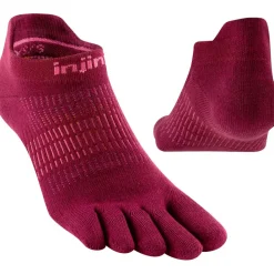 Injinji Run Lightweight No-show hardloopsokken dames beetroot< Hardloopkleding