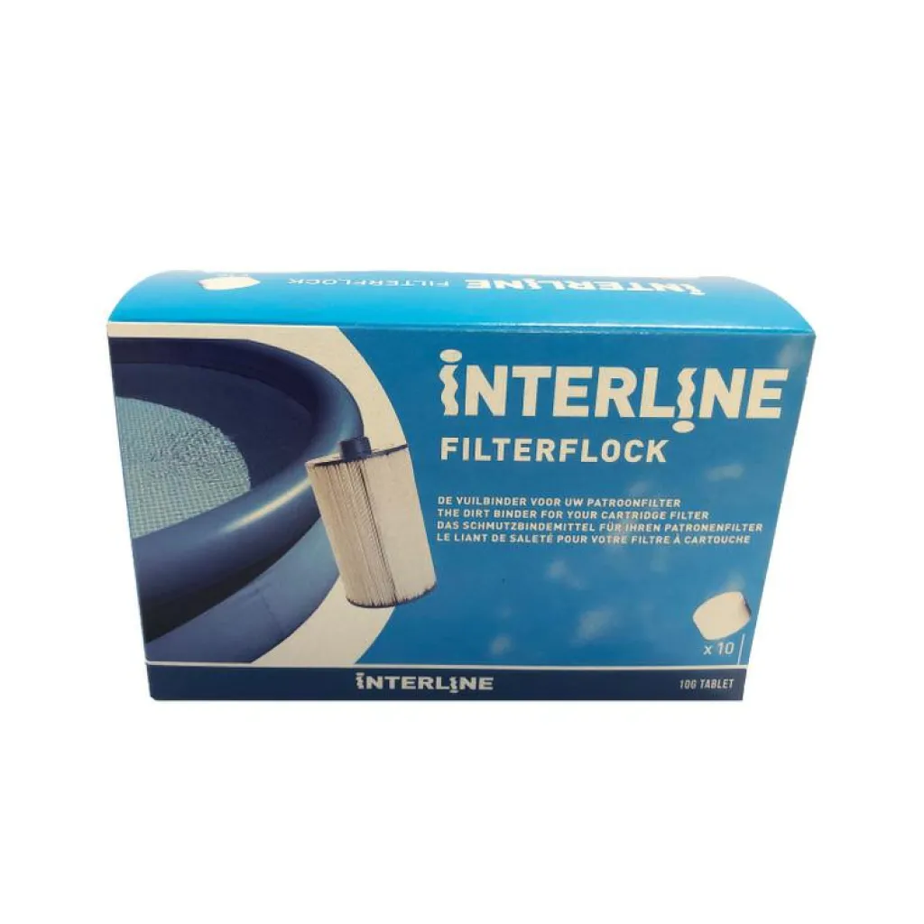 Interline FilterFlock tablet voor patroonfilters< Zwembad Schoonmaak