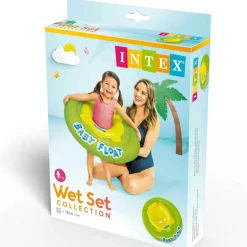 Zwemmen & Duiken-Intex Baby drijfstoel 1 tot 2 jaar green yellow