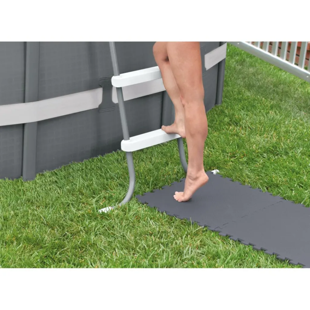 Intex Floor Protector tegels grijs< Zwembad Accessoires
