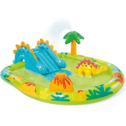 Opblaasbaar Zwembad-Intex Little Dino Player Center opblaasbaar zwembad 191 x 152 cm
