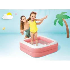 Opblaasbaar Zwembad-Intex Play Box opblaasbaar zwembad 85 x 85 cm assorti