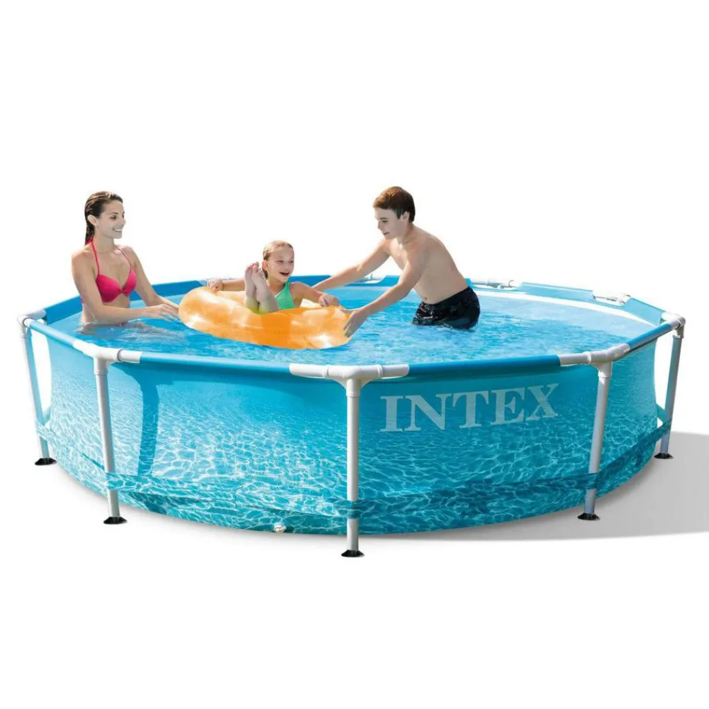 Intex Prism Beachside Metal Frame 305 x 76 zwembad< Opzetzwembad