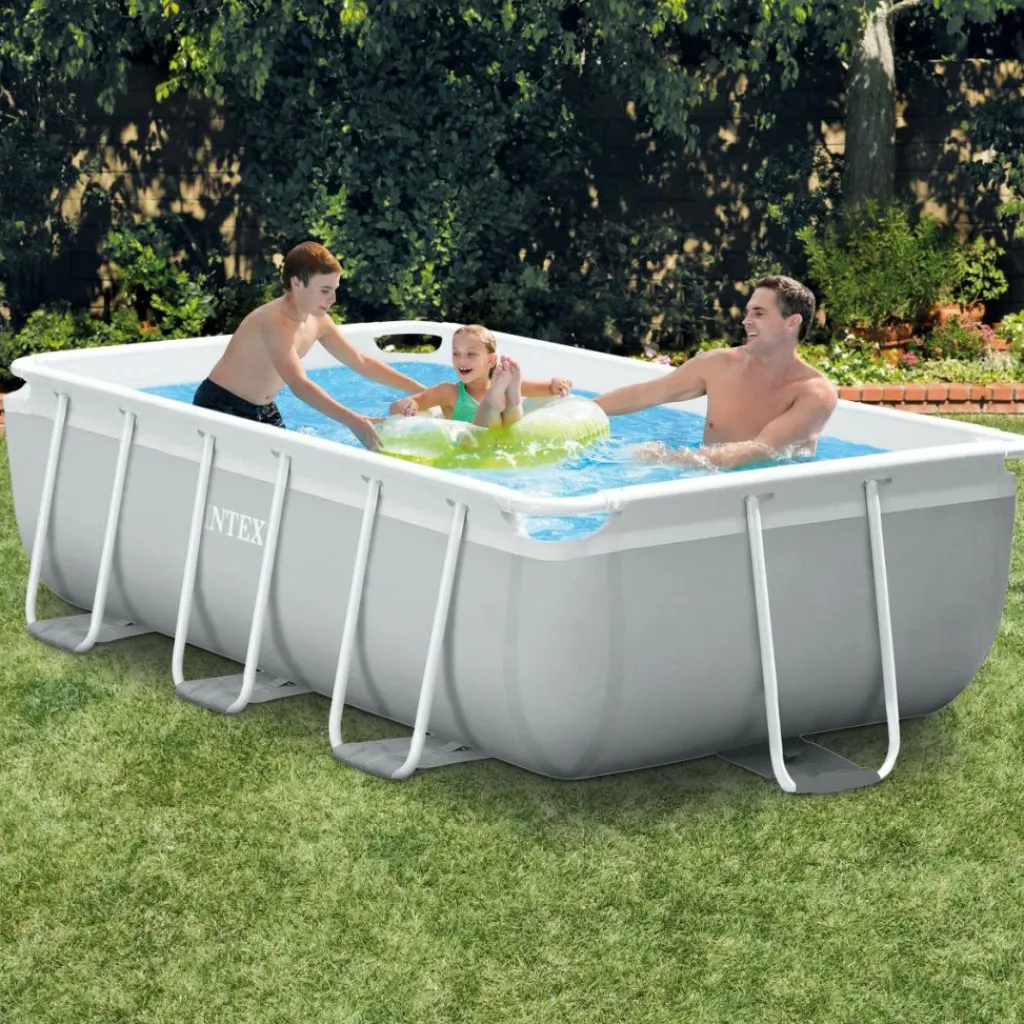 Opzetzwembad-Intex Prism rectangular frame opzetzwembad 300 x 175 cm