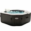 Intex PureSpa Jet & Bubble Deluxe opblaasbare spa 4  personen< Opblaasbare Spa