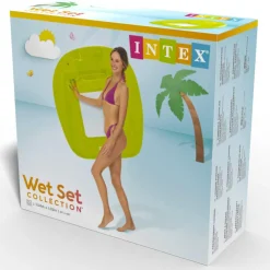 Fun-Intex Transparant drijfstoel assorti